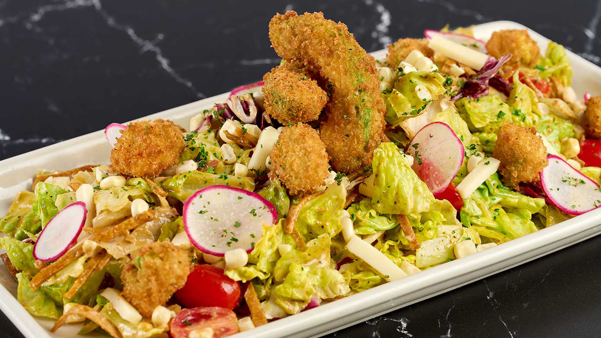 Crispy Avocado Salad