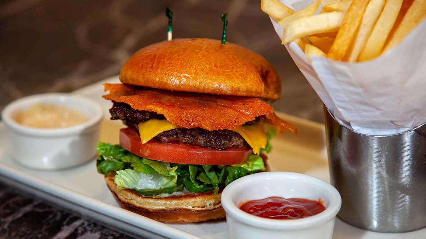 Double Smashed Cheeseburger