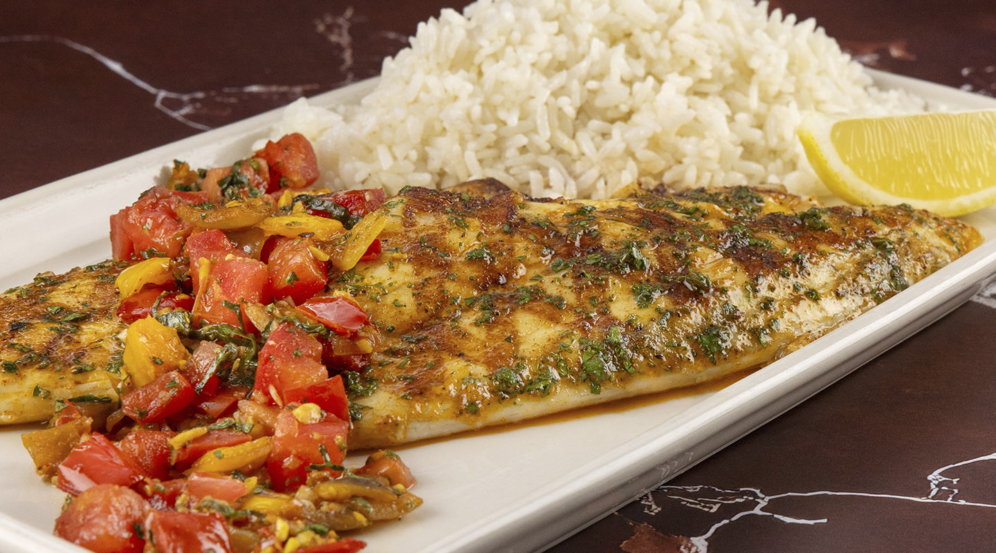 Grilled Mediterranean Branzino