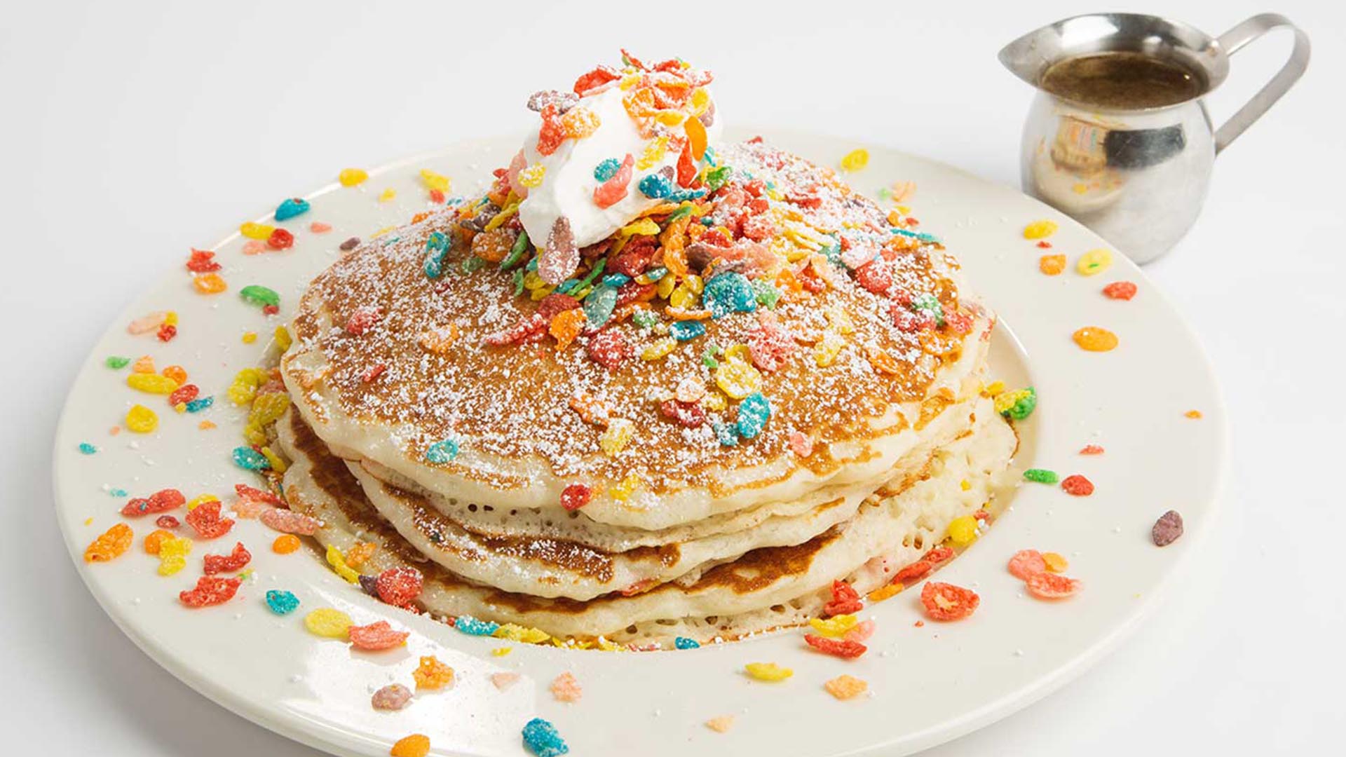 Kids' Fruity Pebbles Pancakes