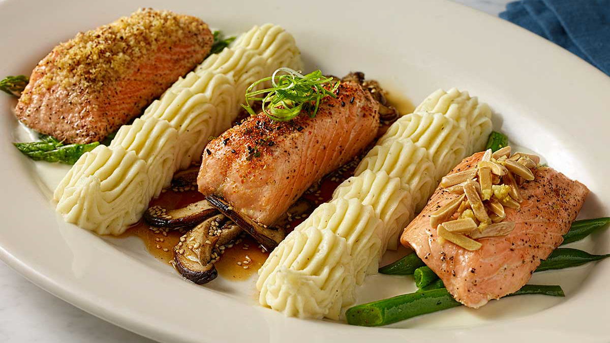 Salmon Three Ways
