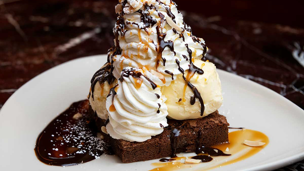 Warm Brownie Sundae