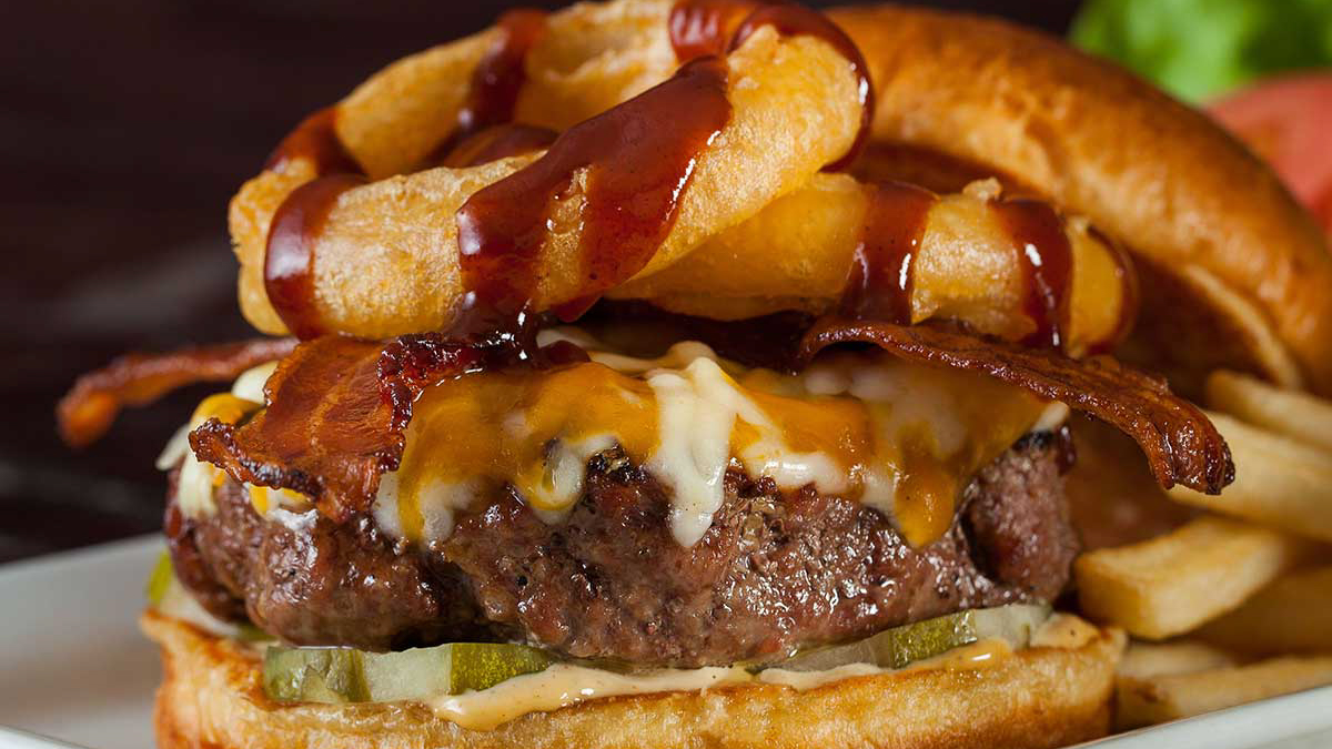Wood Grilled B.B.Q. Burger