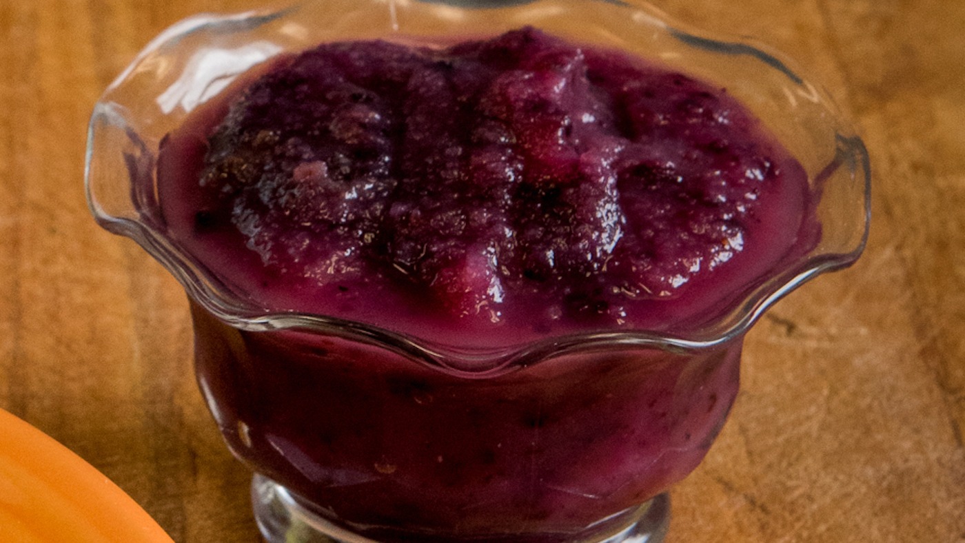 Blueberry Applesauce