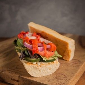 Mediterranean Veggie Sandwich
