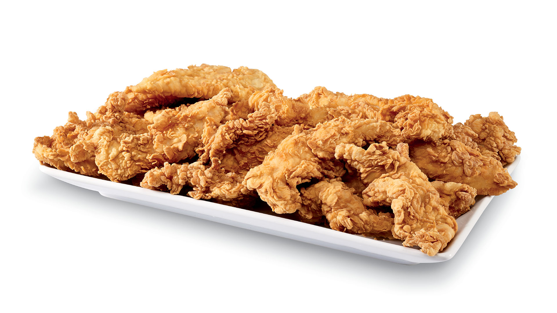 20 Pieces. Chicken Tenders with 2 Large Sides and 6 Rolls