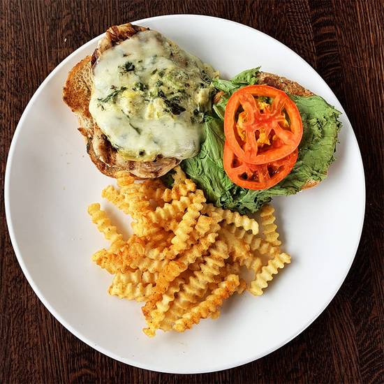 Spinach and Artichoke Chicken Sandwich