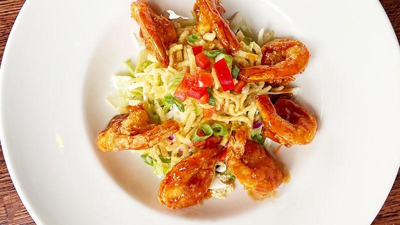 Asian Glazed Shrimp Appetizer