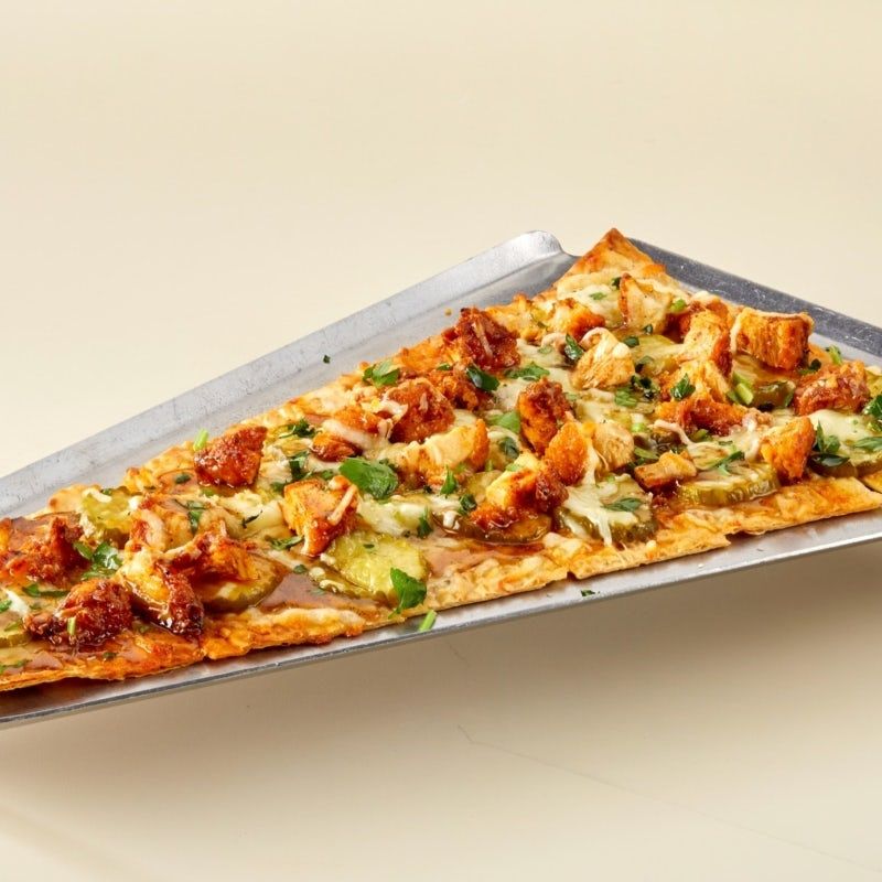 Nashville Hot Chicken and Dill Flatbread