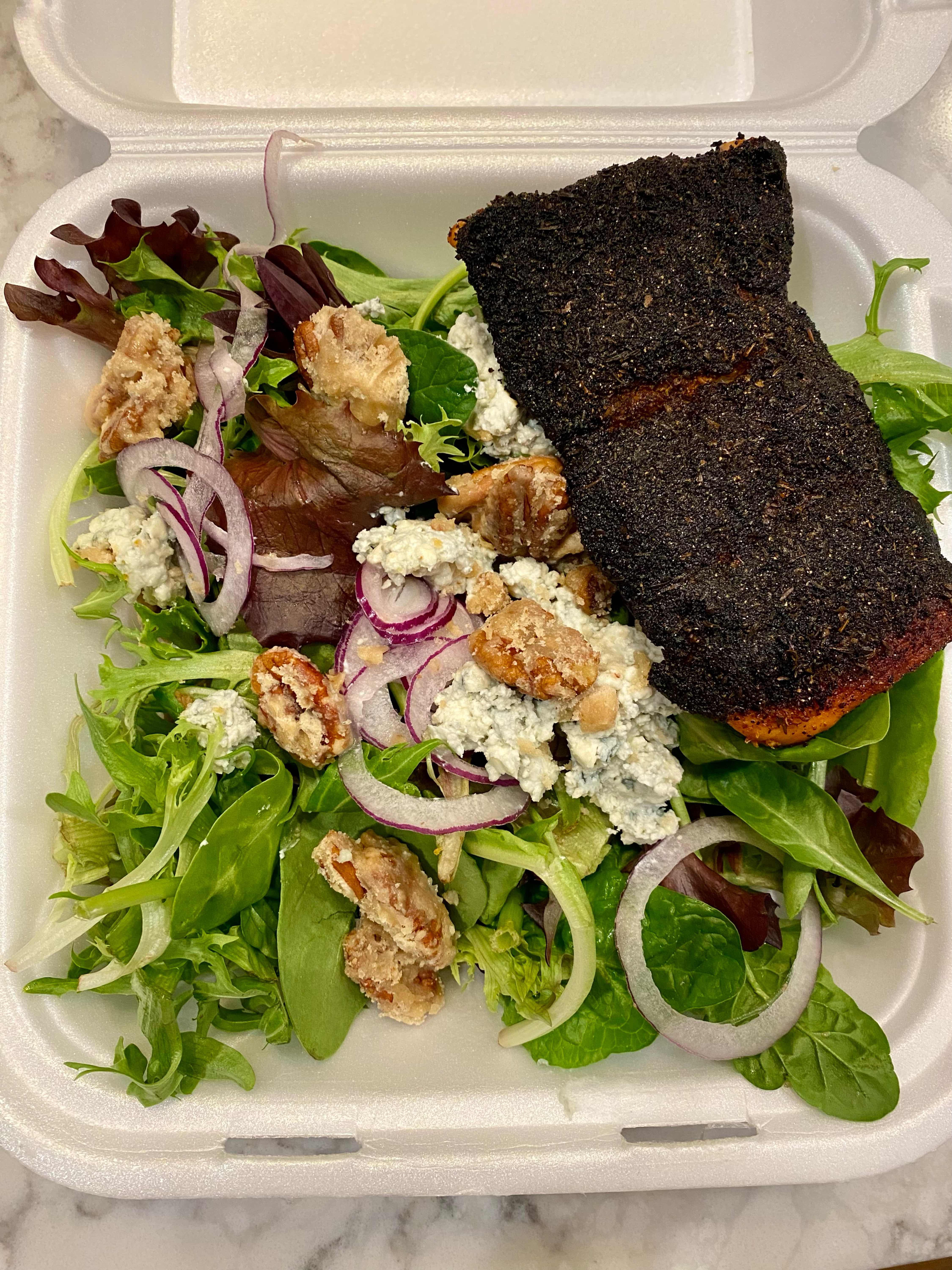 Blackened Salmon Salad
