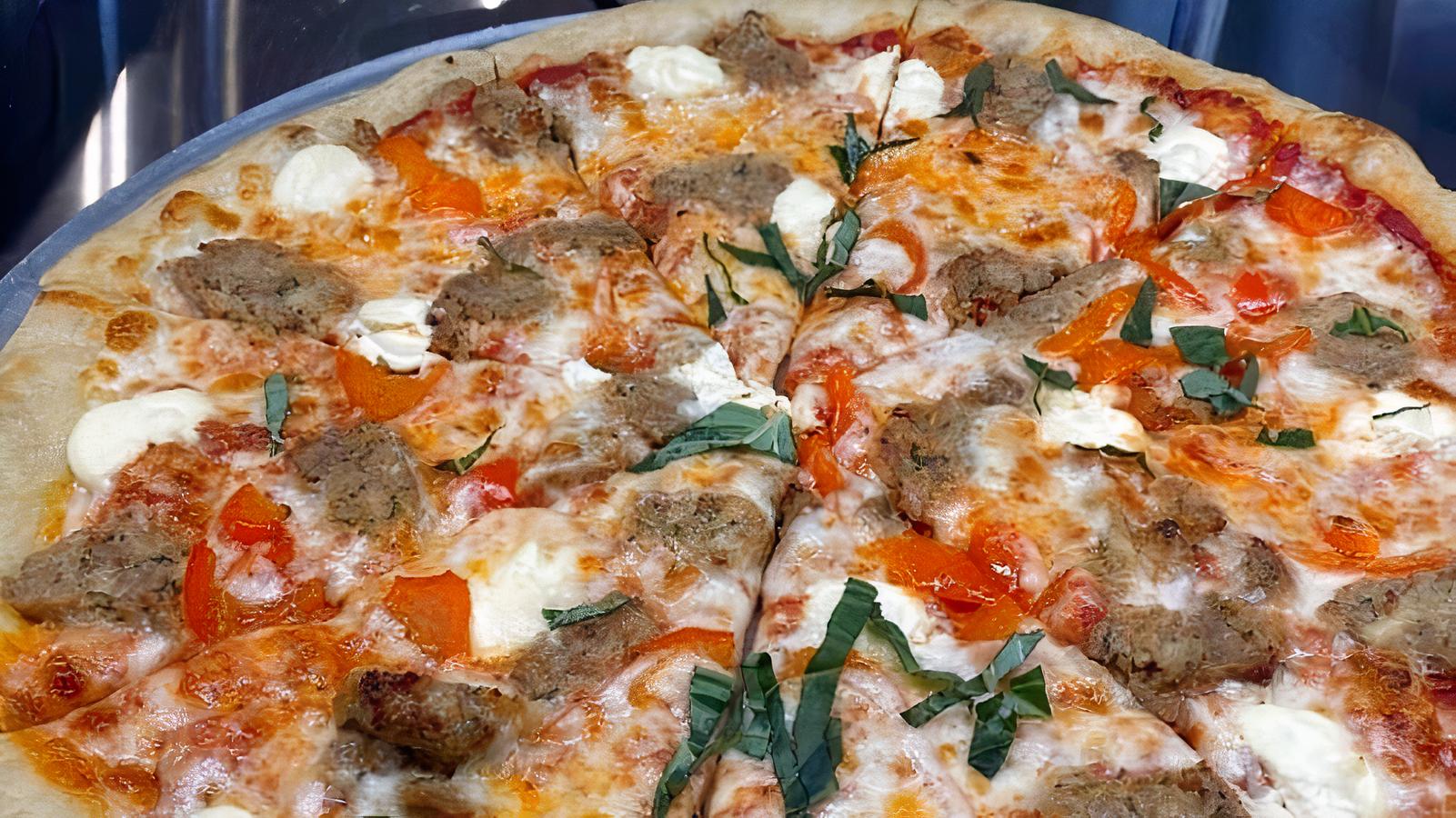 Meatball Pizza - Our Favorite!