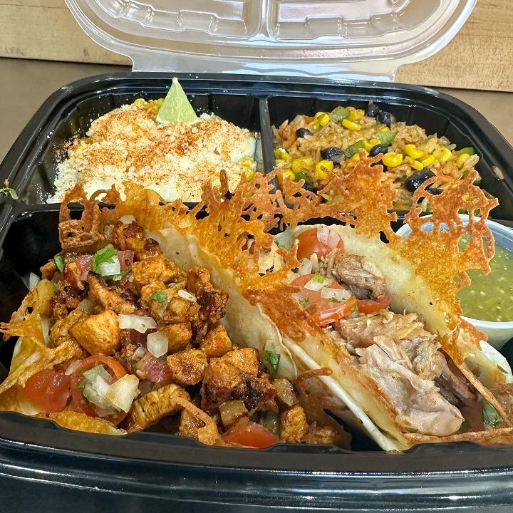 "Stuffed" Tacos for One