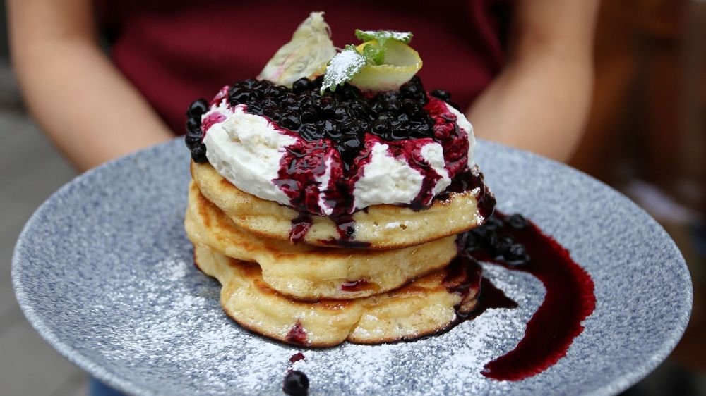 Ricotta Pancakes - Blueberry