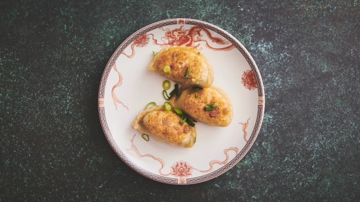 二十九 Stegte kinesiske ramsløgsdumplings