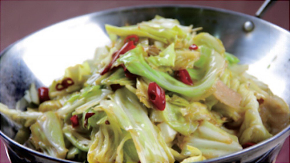 Dry Fried Cabbage 干锅包菜
