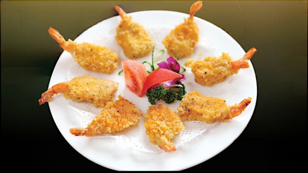 Fried Phoenix Tail Prawns 凤尾炸虾