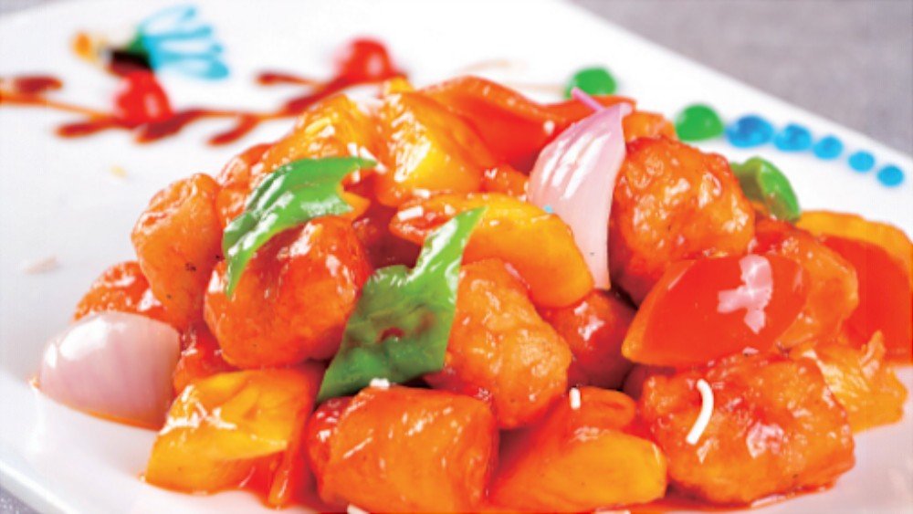Pineapple Fried Chicken 菠萝咕咾鸡
