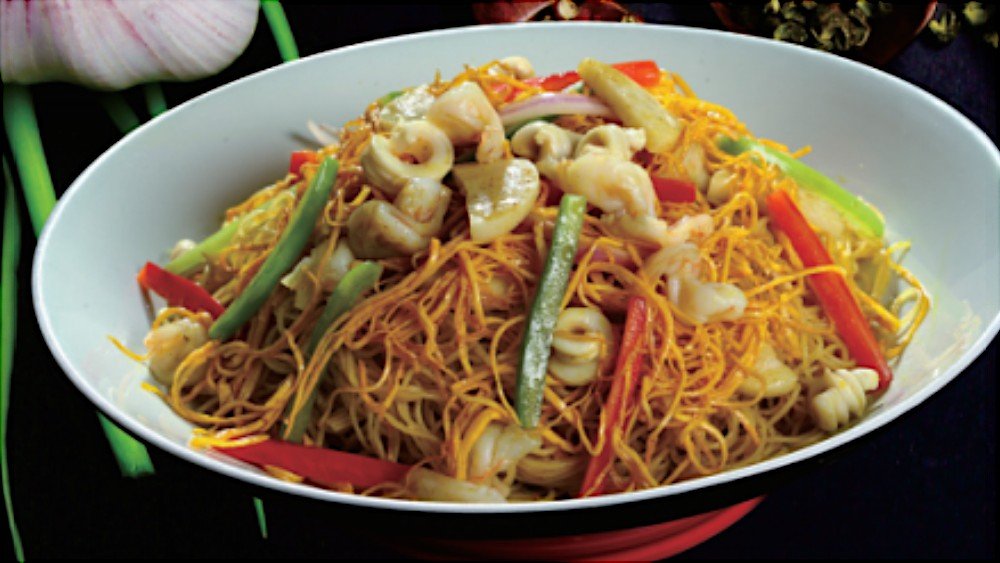 Shrimps Fried Rice Noodles 海鲜炒粉干