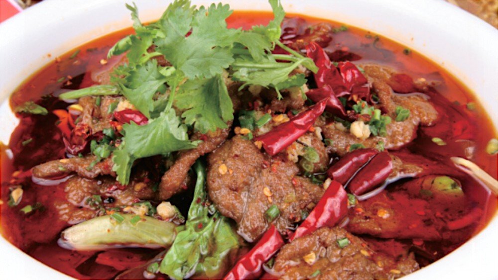 Sliced Beef in Hot Chili Oil 水煮牛肉