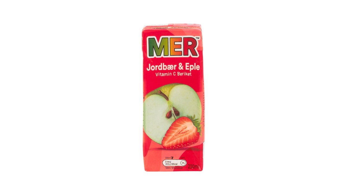 Mer Jordbær and Eple 0,2l