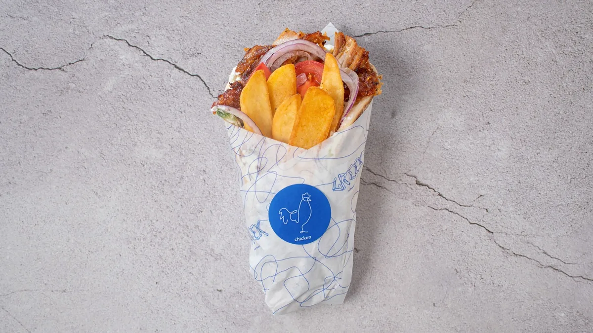 Gyros pita csirkehússal 🐔