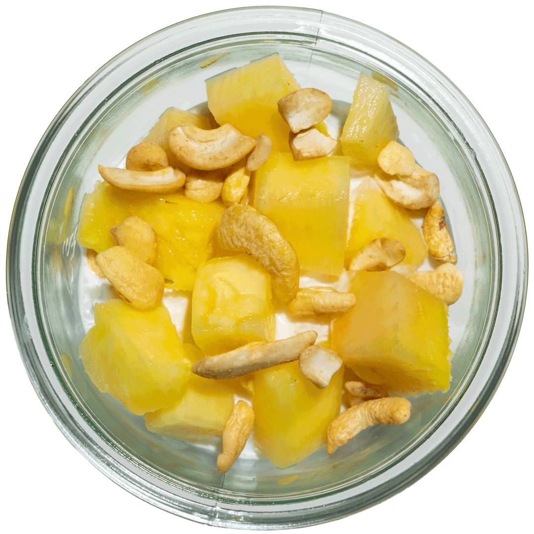 Kokosmilchreis Pineapple Cashewnüsse