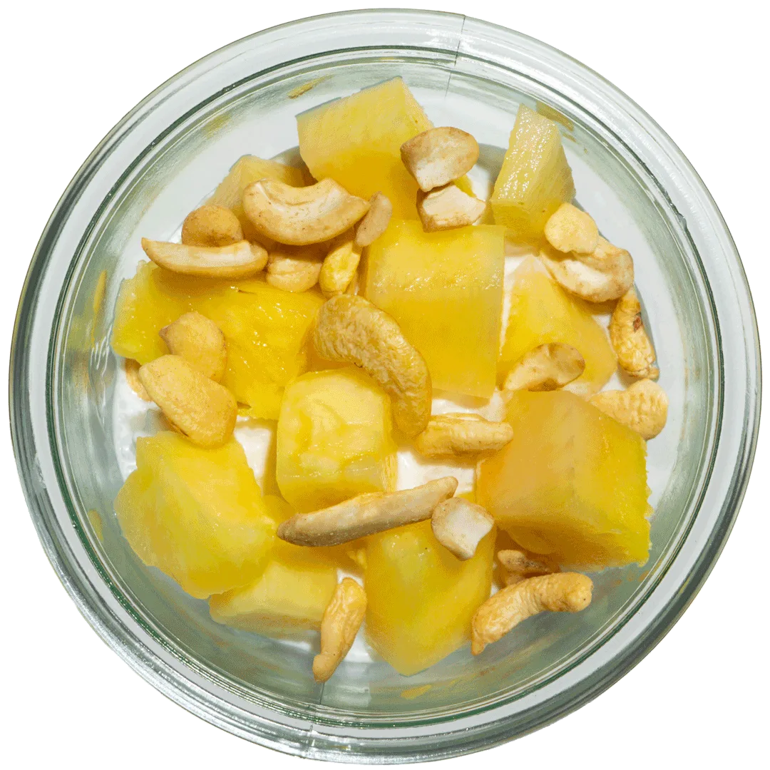 Kokosmilchreis Pineapple Cashewnüsse