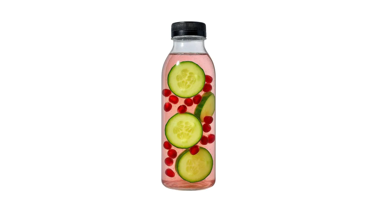 Gurke Granatapfel Infundiertes Wasser 0,5 l