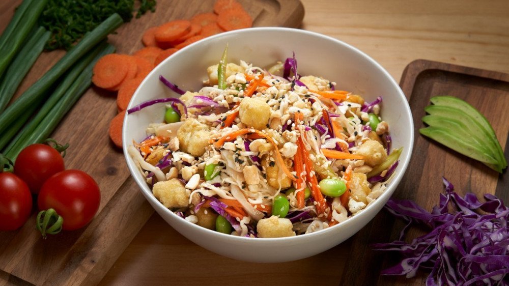 Fried Tofu Salad