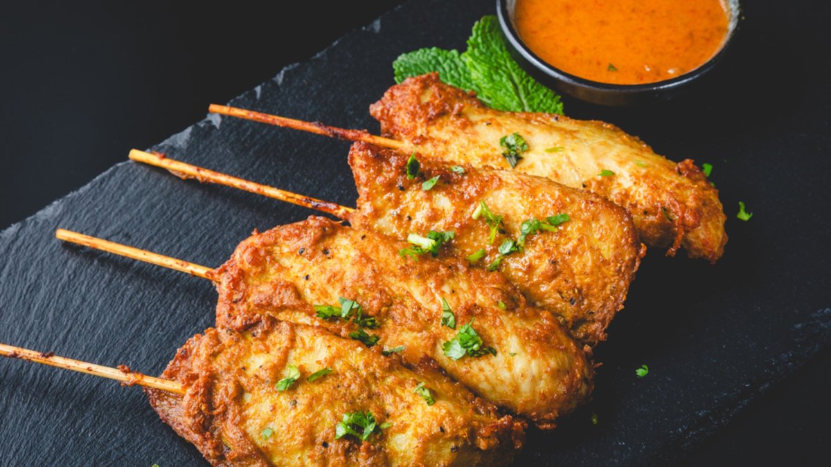 4. Kyllingespyd - Sate Gai (4 stk)