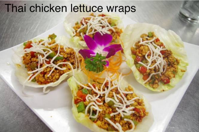 13. Thai Chicken Lettuce Wraps