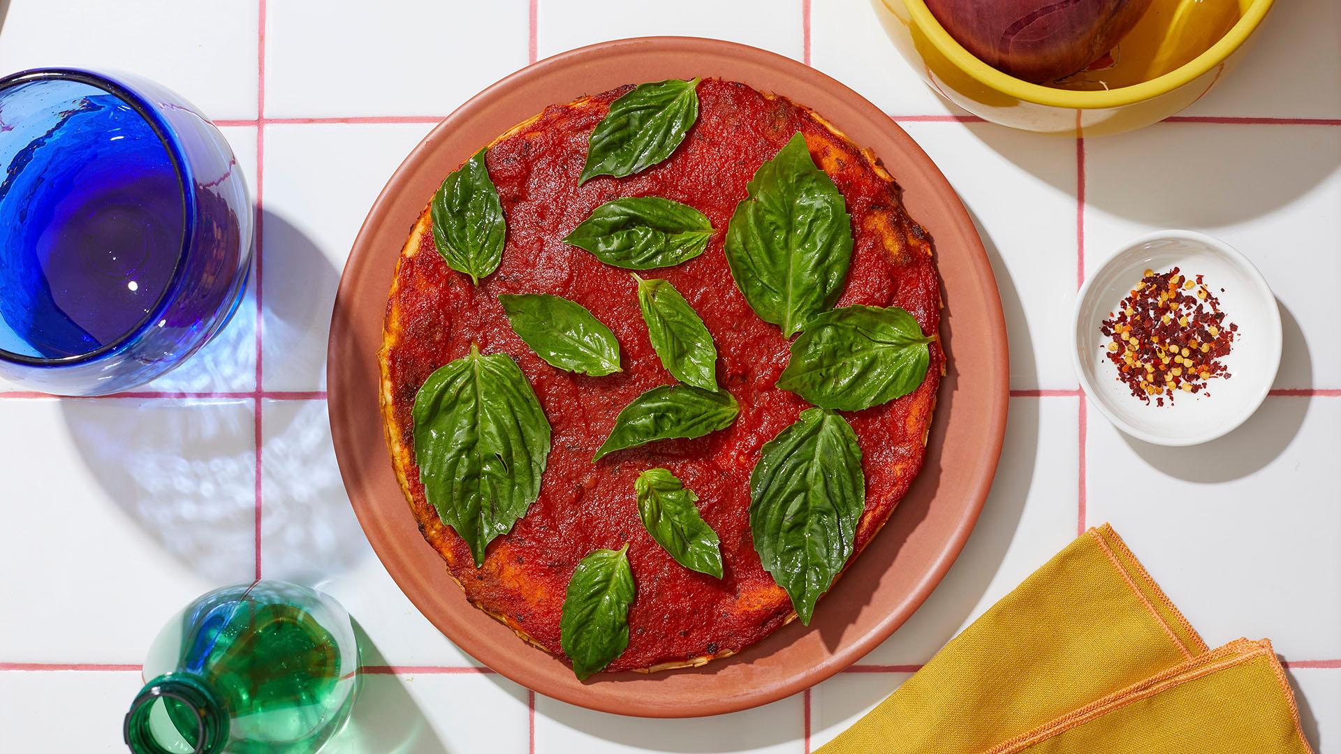 Vegan Blissful Tomato Pizza