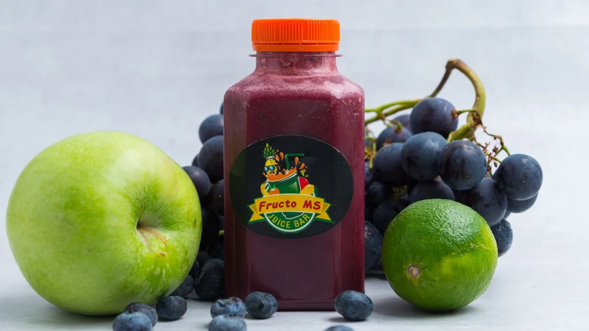 Mix sok - grožđe, limeta, borovnica, jabuka 350ml