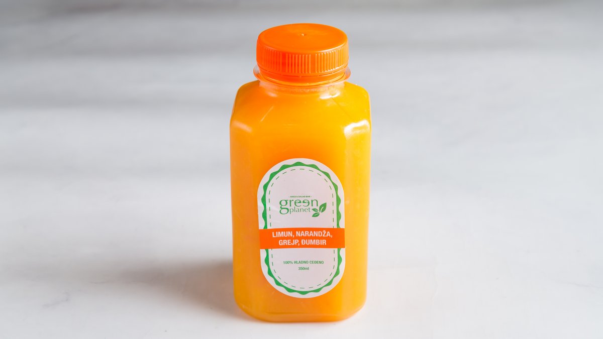 Mix sok - limun, narandža, grejp, đumbir 350ml