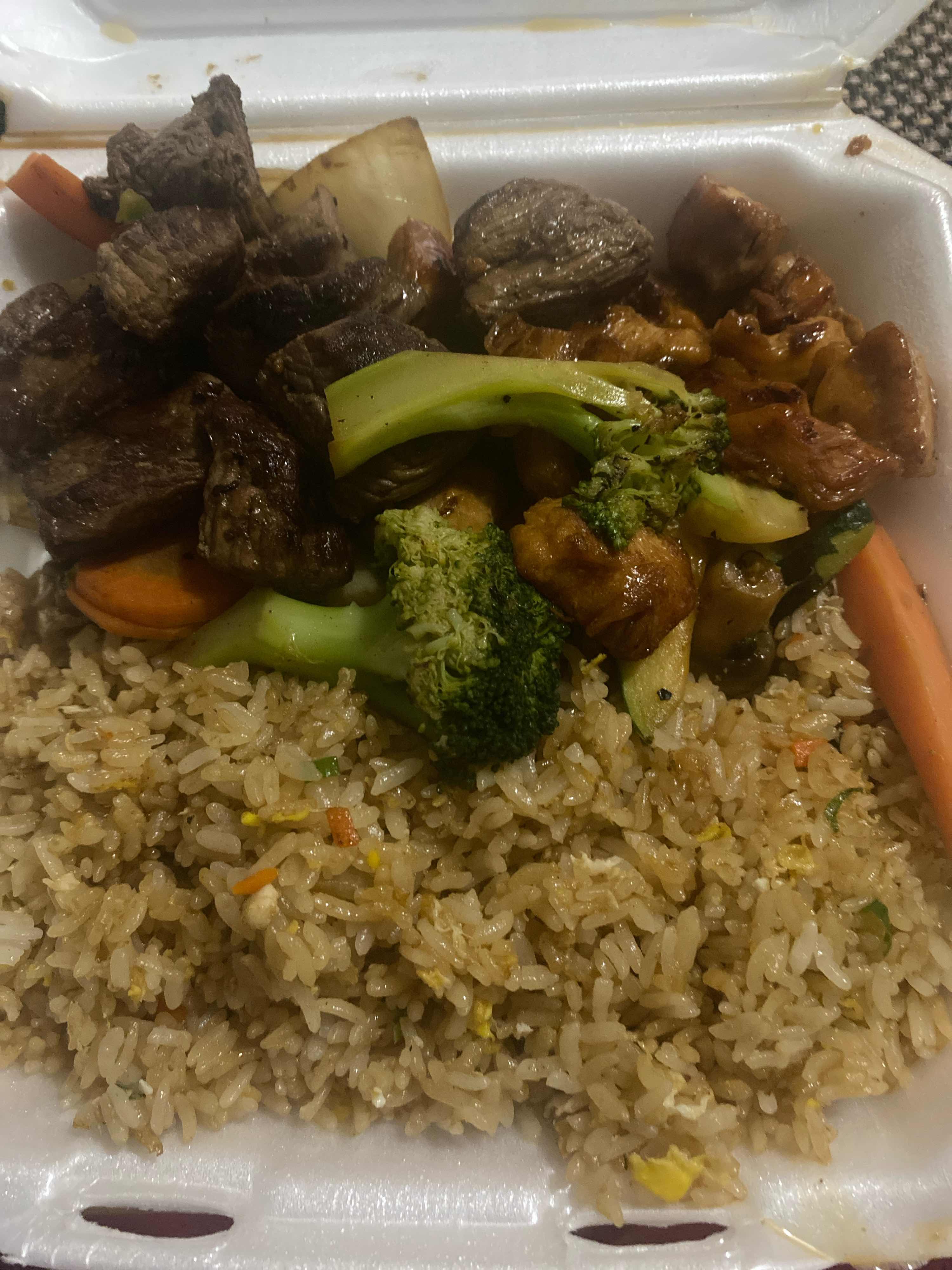 Combination (2 Meats) Hibachi