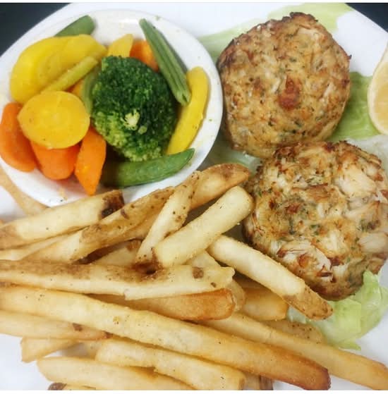 Double Crab Cake Platter