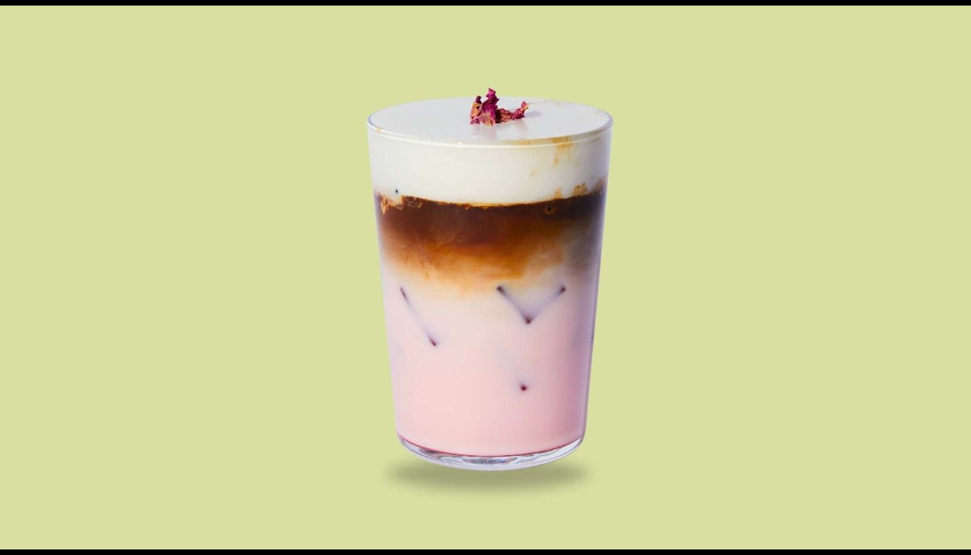 Iced Cherry Blossom Latte
