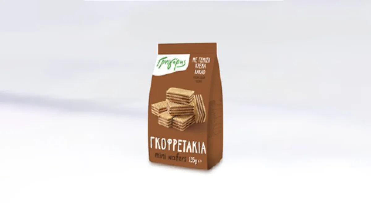 Mini Wafers με Γέμιση Κακάο