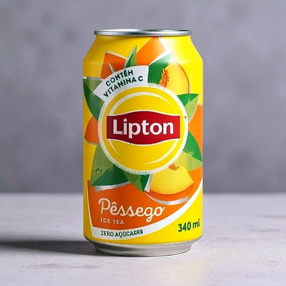 Chá Lipton Pêssego Lata 350Ml