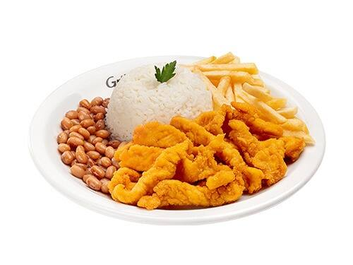 Iscas de Frango Empanadas