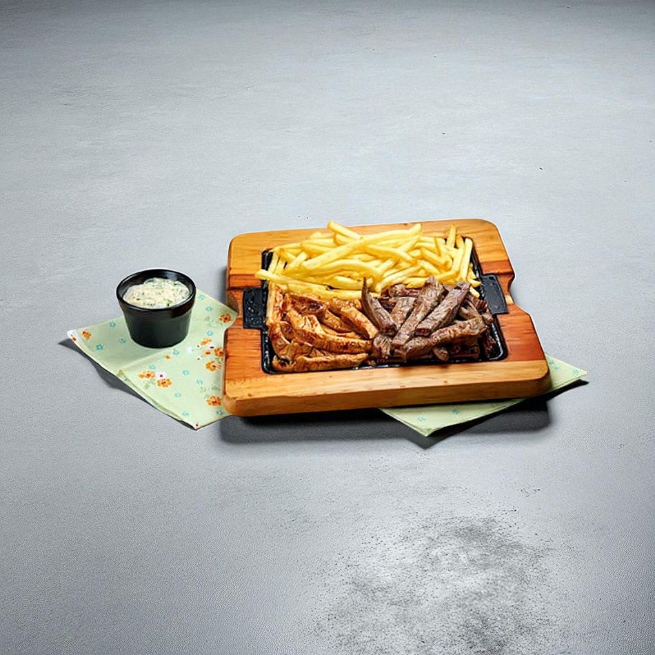 Tábua de Frango/carne + 1 Acompanhamento