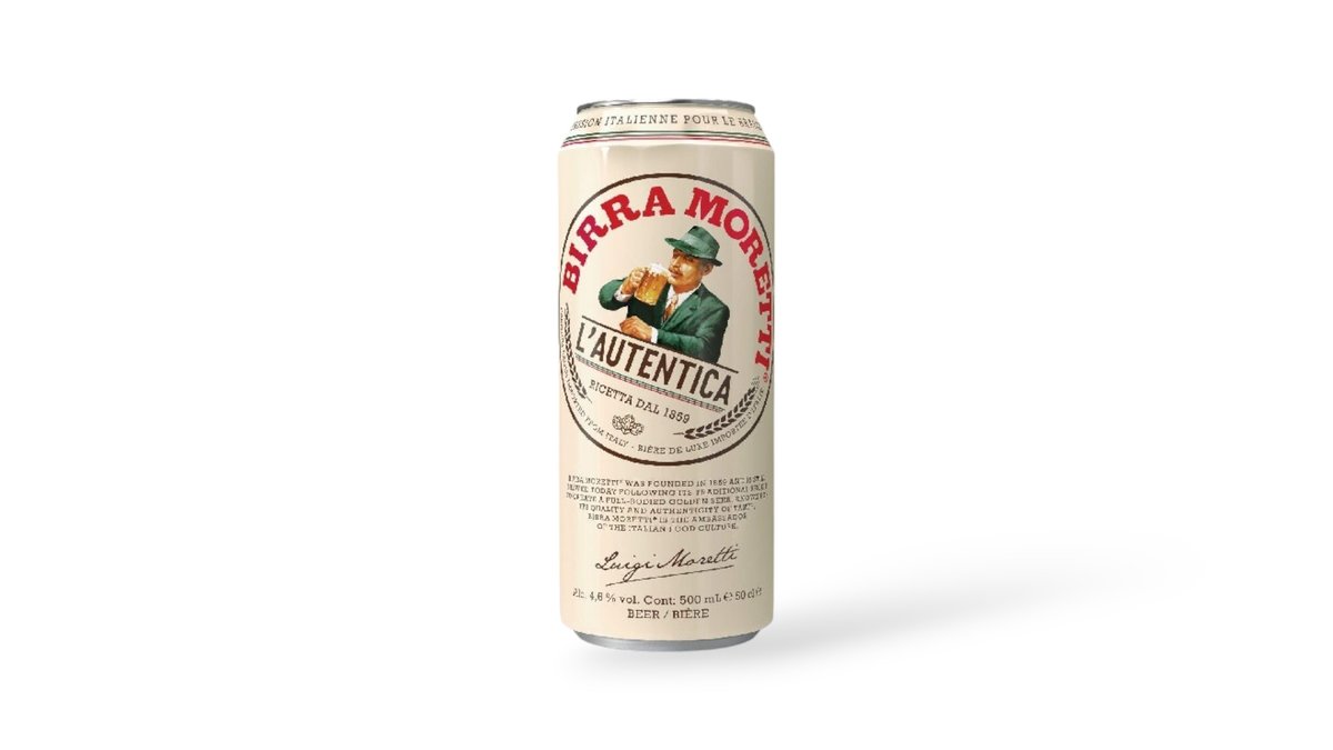 Birra Moretti pivo 0.5l