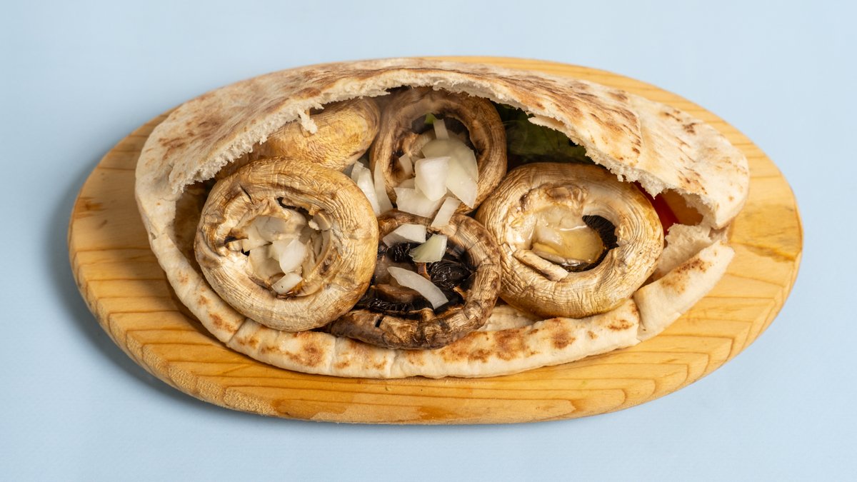Mushrooms Cypriot Pita