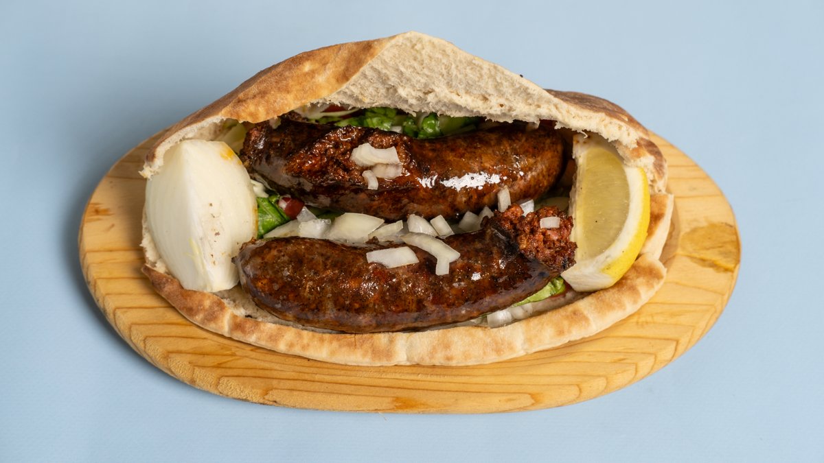 Pastourmas Cypriot Pita