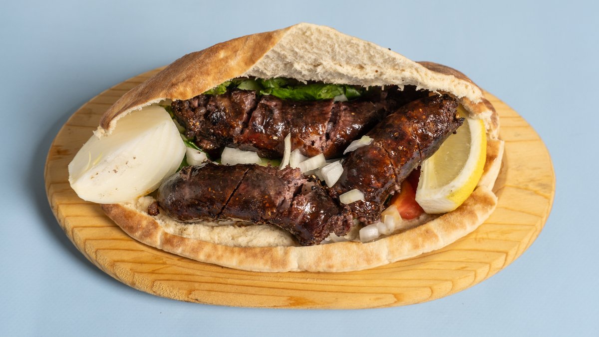 Sausage Cypriot Pita