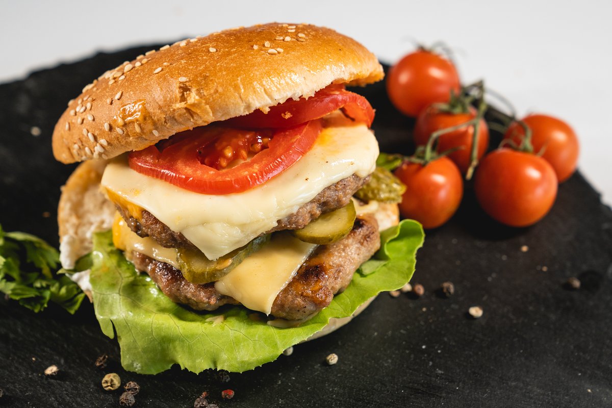Double cheese burger