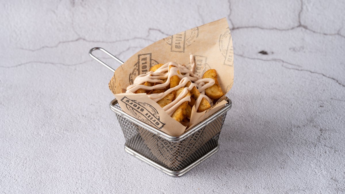 Πατάτες Τηγανητές Country Με Smoked Mayo Sauce