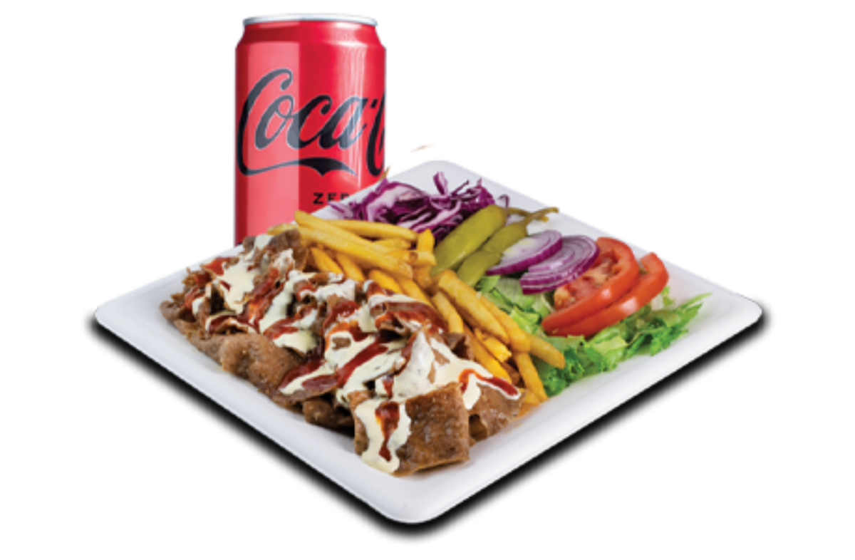 Kebabtallrik + fry dryck!