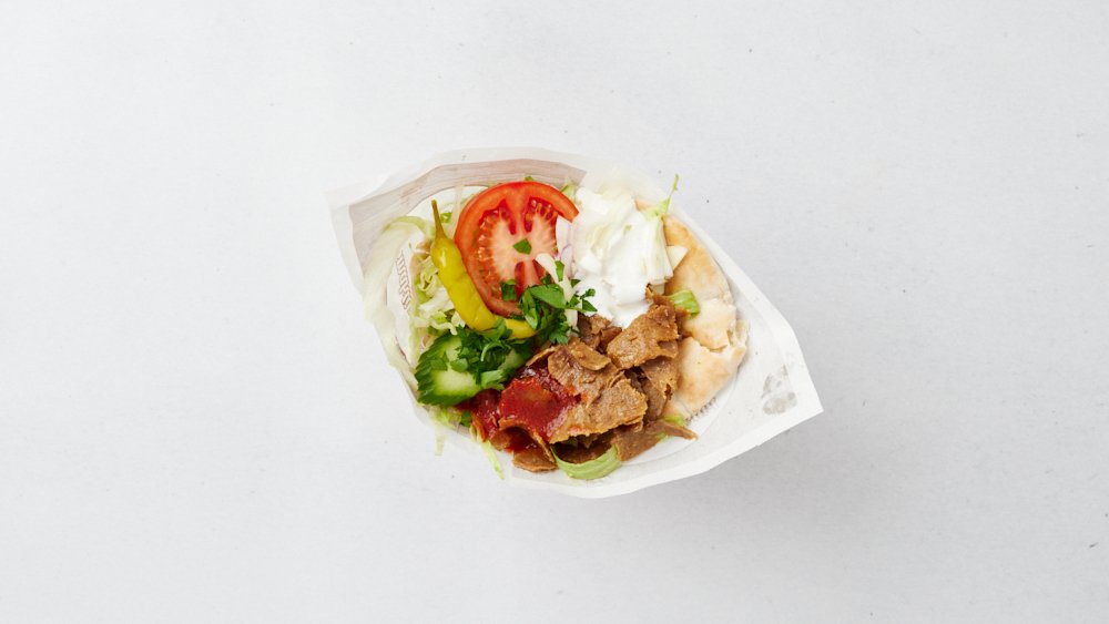 Kebab i bröd Meny
