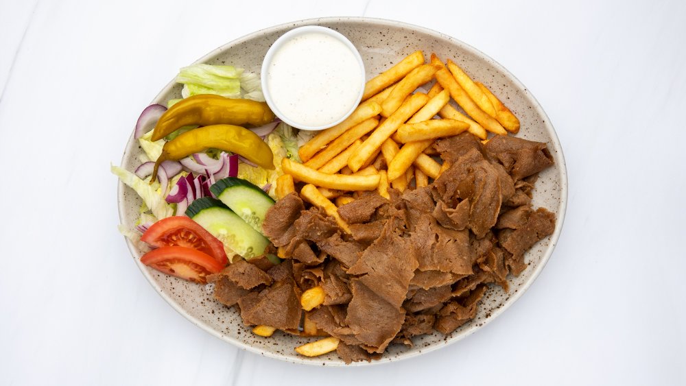 Kebabtallrik Meny